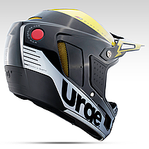 Велошолом шолом для велосипеда Urge Down-O-Matic чорно-жовто-білий L (59-60см), фото 3