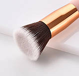 Набір пензлів для макіяжу 15 шт. Flamingo, фото 3