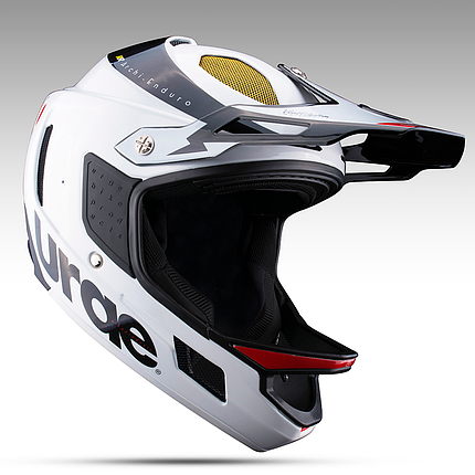 Велошолом шолом для велосипеда Urge Archi-Enduro біло-чорний XL (61-62см), фото 3