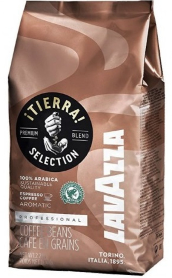 Кава в зернах Lavazza Tierra Selection, 1000 г,Лаванца 1 кг