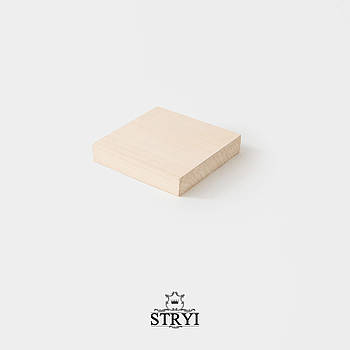 Дошка тренувальна STRYI для різьблення, липа, 100х100х20мм