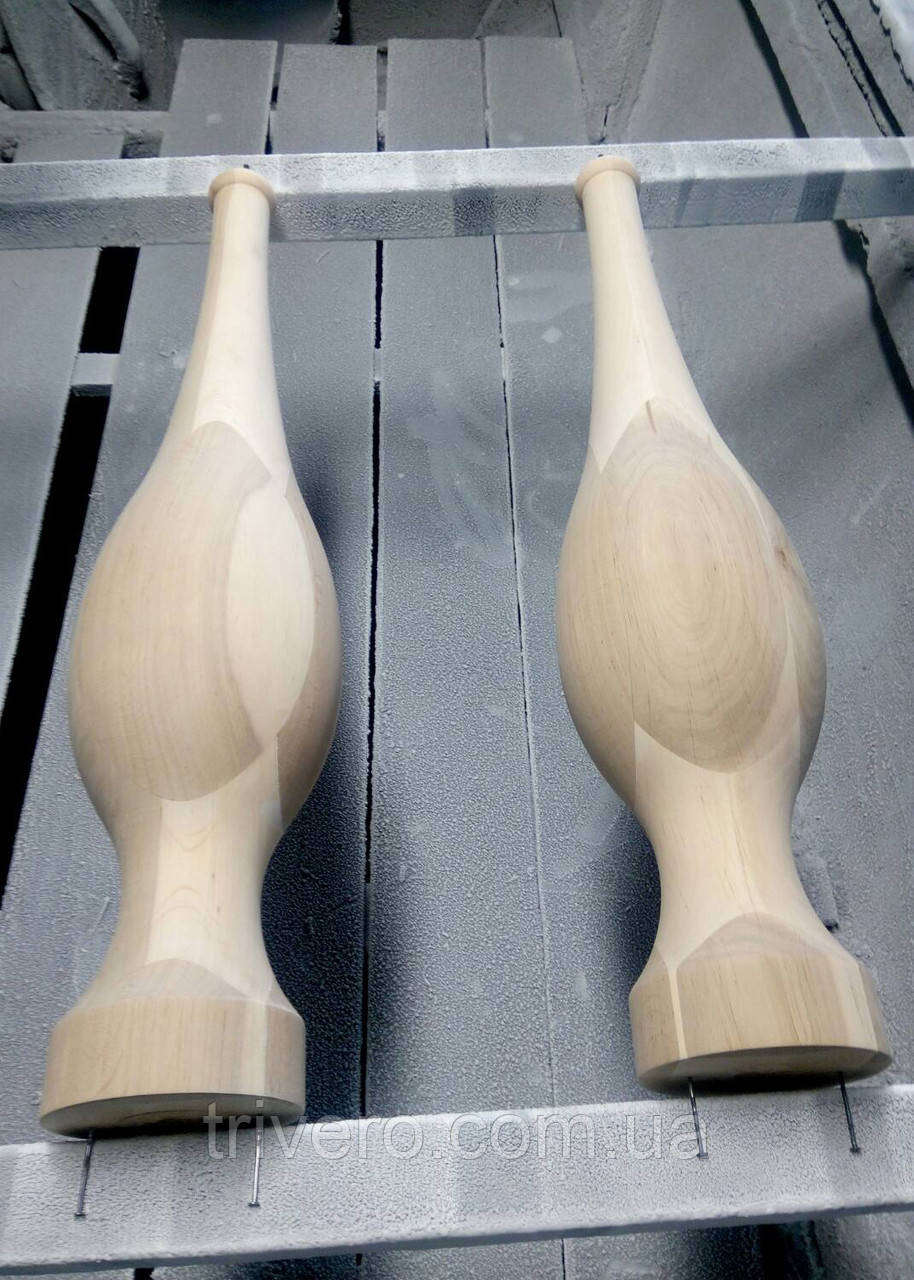 Меблеві ніжки і опори дерев'яні для столу великого діаметру H.700 D.160 / Високі - 6