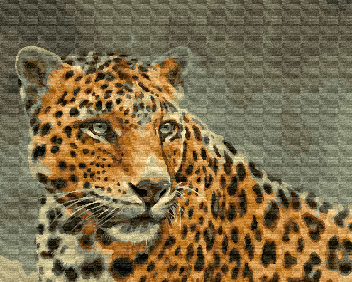 Картина за номерами Леопард 40*50 Brushme