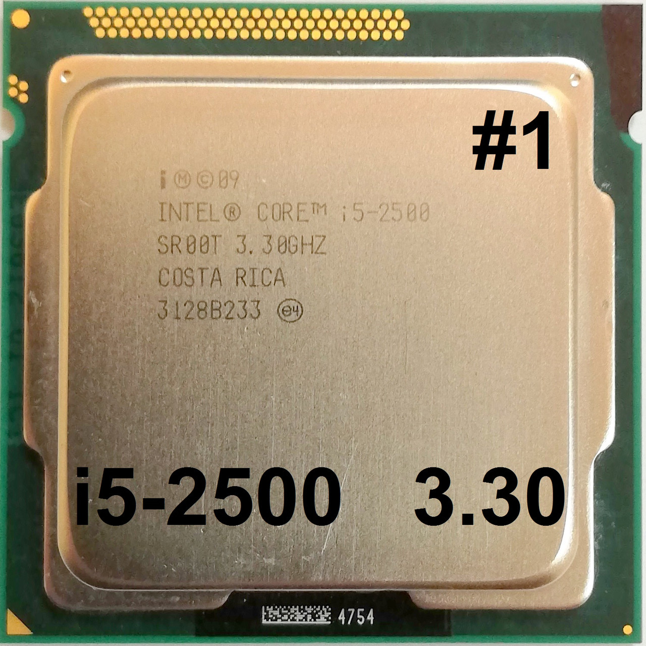 Процессор ЛОТ #1 Intel Core i5-2500 D2 SR00T 3.3GHz 6M Cache Socket 1155 Б/У
