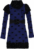 Платье для девочки трикотажное Marions (размер 164) синее