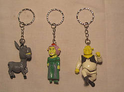 Брелок для ключів із героями мультфільму "Шрек"