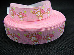 Стрічка репсова. Зайченя, 22 мм