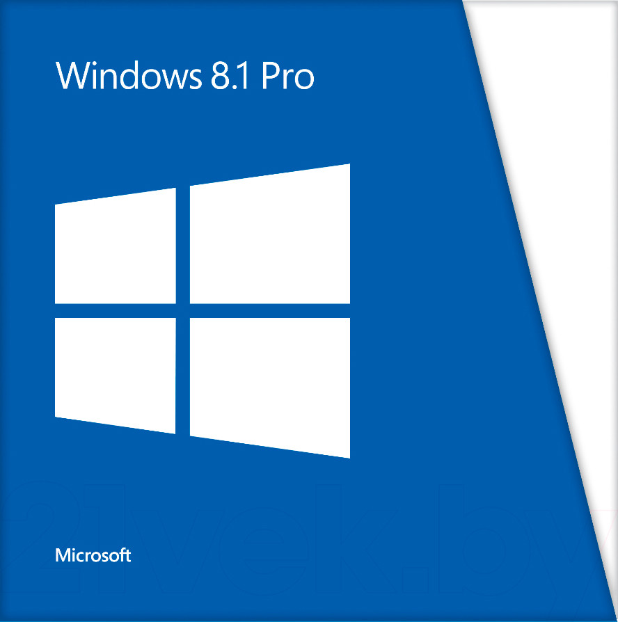 Microsoft Windows 8.1 Pro 32-bit/64-bit DVD BOX (FQC-07350) пошкоджене паковання