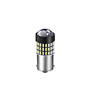 LED лампа P21W 54SMD+драйвер, линза