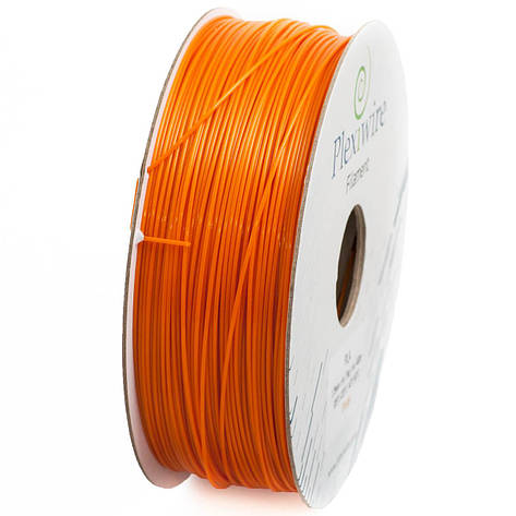 Пластик в котушці PLA 1,75 мм 1,185кг/400м Plexiwire Оранжевий, фото 1