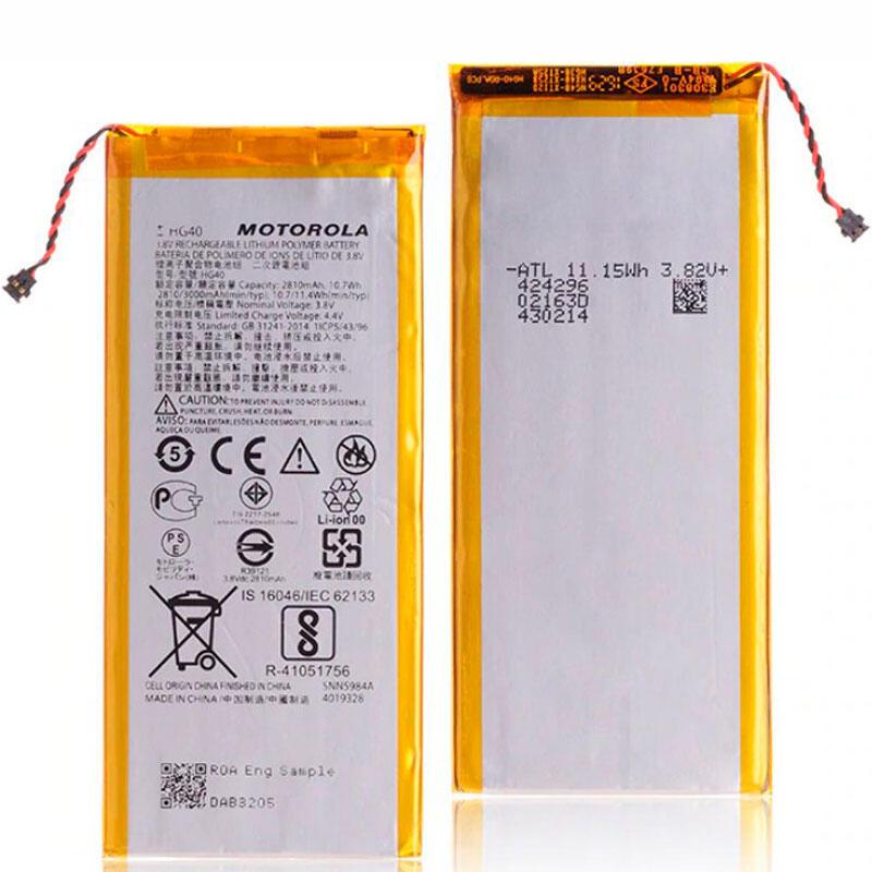 Акумулятор Motorola HG40 / G5 Plus / XT1684/ XT1685/ XT1687, 2810 mAh АААА Original PRC