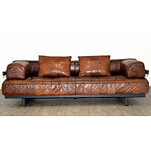 Диван "Кіп", диван лофт, м'який диван, диван для дому, офісу, кафе, диван металевому каркасі, шкіряний диван, фото 2