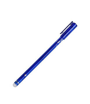 Ручка гелева зі стиральним чорнилом синя