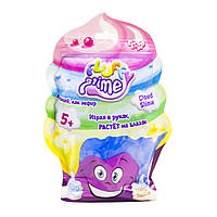 Слайм Fluffy Slime рус 500 г синий Dankotoys