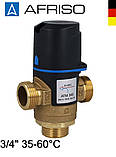 Клапан 3/4" Afriso ATM343 35-60°C захист від опіків для ГВП термостатичний змішувальний термосмесітельний 1234310, фото 2