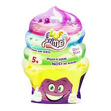 Слайм Fluffy Slime рус 500 г жовтий Dankotoys