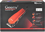 Машинка для стриження Geemy GM-1005, червона (5212), фото 4