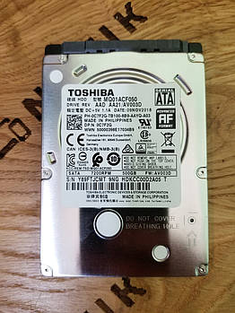 Жорсткий диск для ноутбука Toshiba 500Gb 7200rpm 16MB SATA III (MQ01ACF050) Вживаний