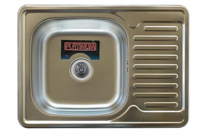 Мийка для кухні з нержавіючої сталі 08 мм Platinum 7050 decor