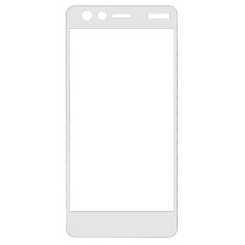 Захисне скло 3D Side Glue для Nokia 2 (тех. пак) White