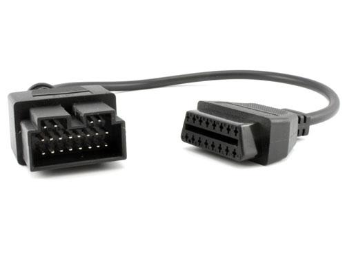 Перехідник з OBD2 16pin мама на KIA 20pin тато