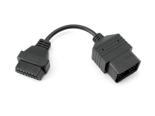 Перехідник з OBD2 16pin мама на Toyota 17pin тато