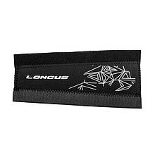 Захист пера велосипеда Longus  LPRENE 230х140/160 чорний
