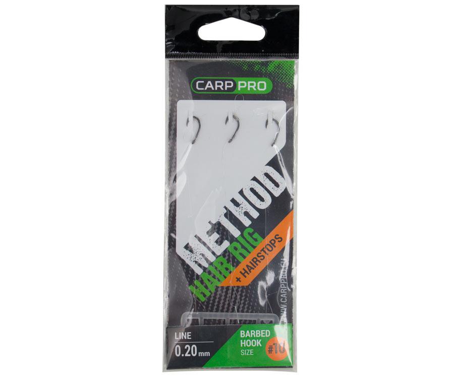 Готові повідці з гачками Carp Pro Method Hair Rig Line 0.20 мм №10