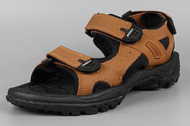 Сандалі босоніжки унісекс підліткові шкіряні руді Bona 775J-2 Бона Розміри 38 39 40 41