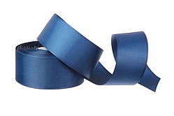 Стрічка репсова 4 см темно-синя на метраж