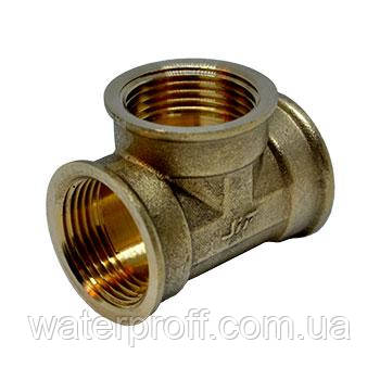 Тройник 1"в - 3/4"в - 1"в