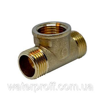 Тройник 3/4"н - 1/2"в - 3/4"н