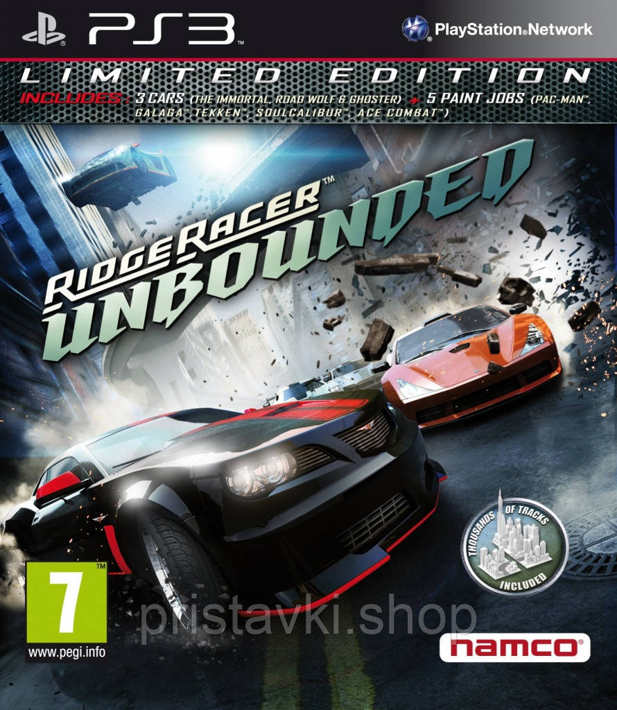 Ridge Racer Unbounded Limited Edition PS3, фото 1