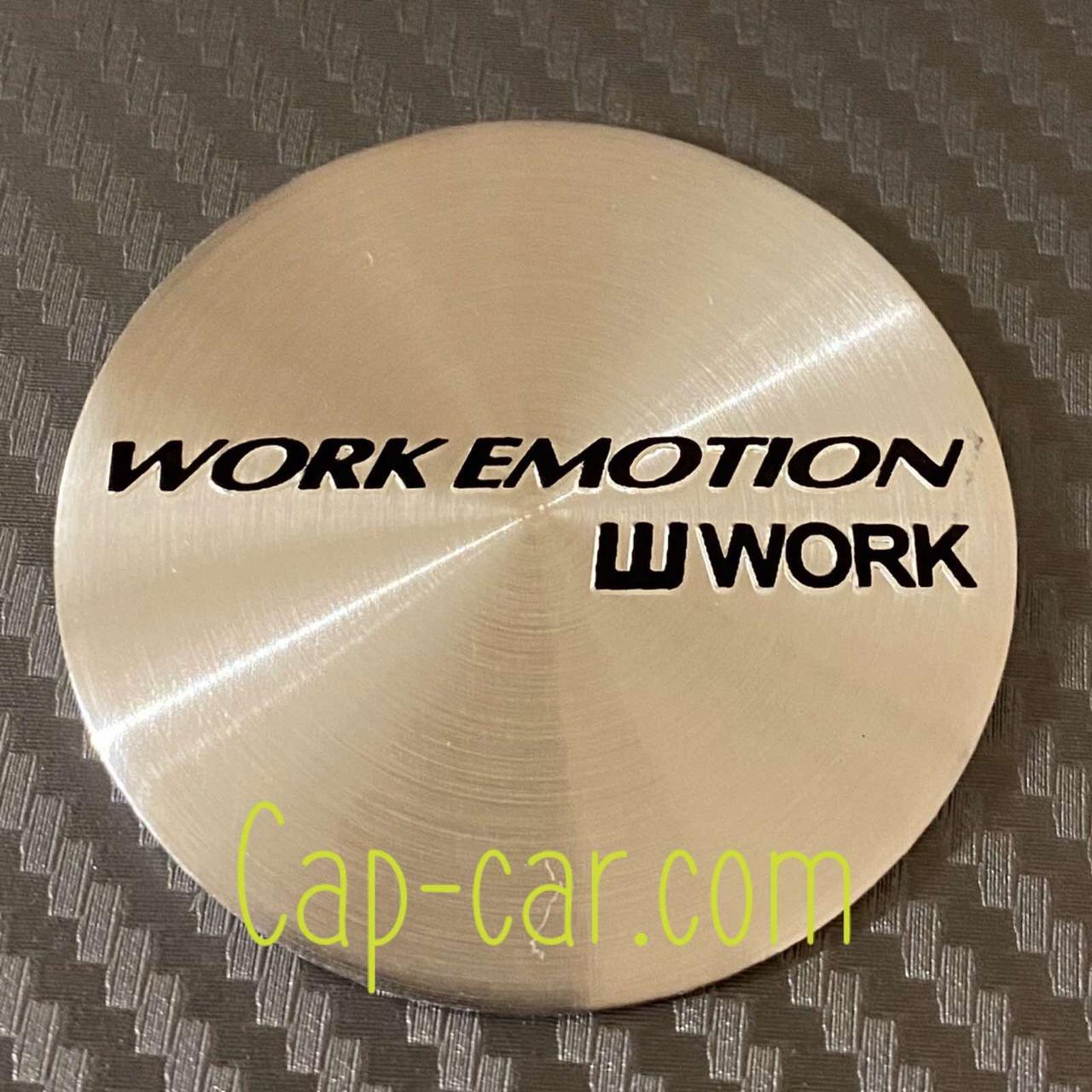 Наклейки для дисків з емблемою Work emotion. Ціна вказана за комплект з 4-х штук, фото 1