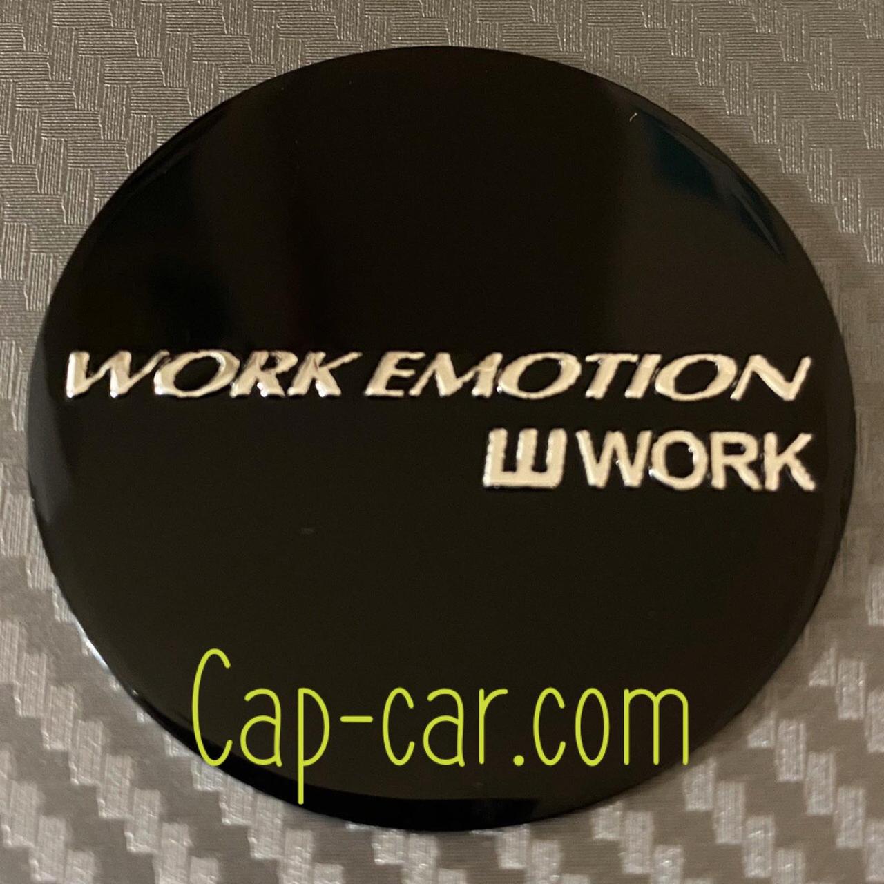 Наклейки для дисків з емблемою Work motion 45 мм. Ціна вказана за комплект із 4 штук