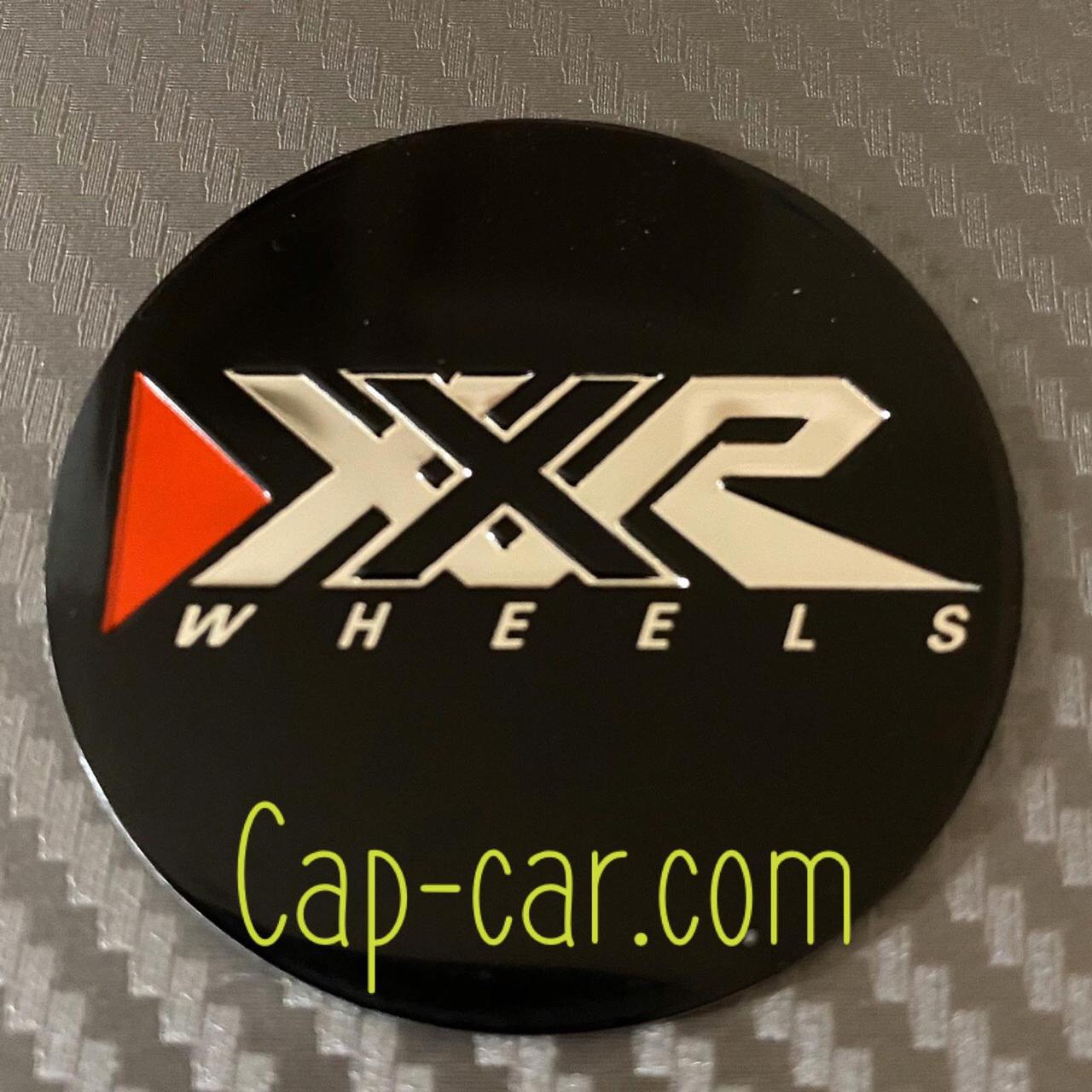 Наклейки для дисків з емблемою XXR wheels 45 мм. Ціна вказана за комплект із 4 штук