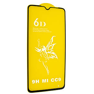 Захисне скло 6D для Xiaomi MI 9 Lite Black, фото 1