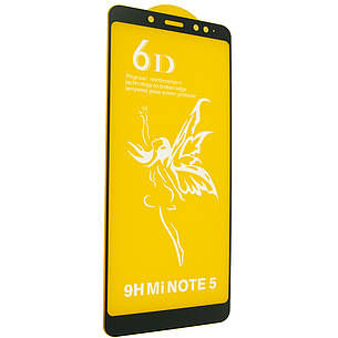 Захисне скло 6D для Xiaomi Redmi Note 5 / Note 5 Pro Black, фото 1