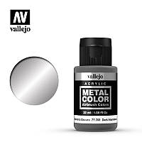 Темный алюминий. Краска акриловая для моделей 32мл. VALLEJO METAL COLOR 77703