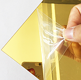 Комплект акрилових дзеркал 15×15 см 1 мм 9 шт золото, фото 2