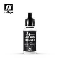 Растворитель для водорастворимых акриловых красок 17мл. Airbrush Thinner VALLEJO 71261