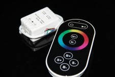 RGB Контроллер однозональный с радиоуправлением 6A с сенсорным пультом