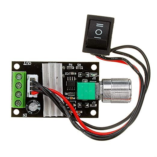 ШІМ регулятор обертів, швидкості двигуна DC 6-28V 3A PWM реверс