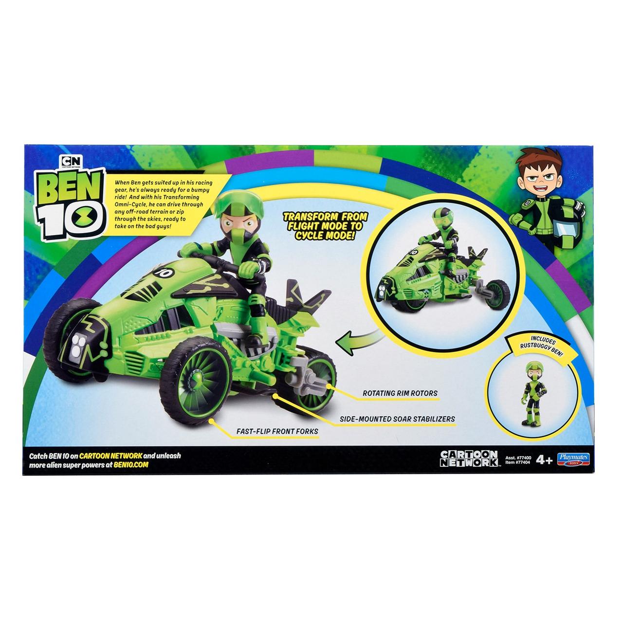 Набір Бен Тен 10 Хлопчик Бен і квадроцикл, Бен Тен, Rustbuggy Ben 10