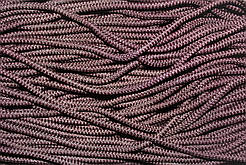 Шнур круглий з наповнювачем 4мм темно-коричневий моток 100м