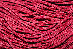 Шнур круглий з наповнювачем 4мм червоний моток 100м