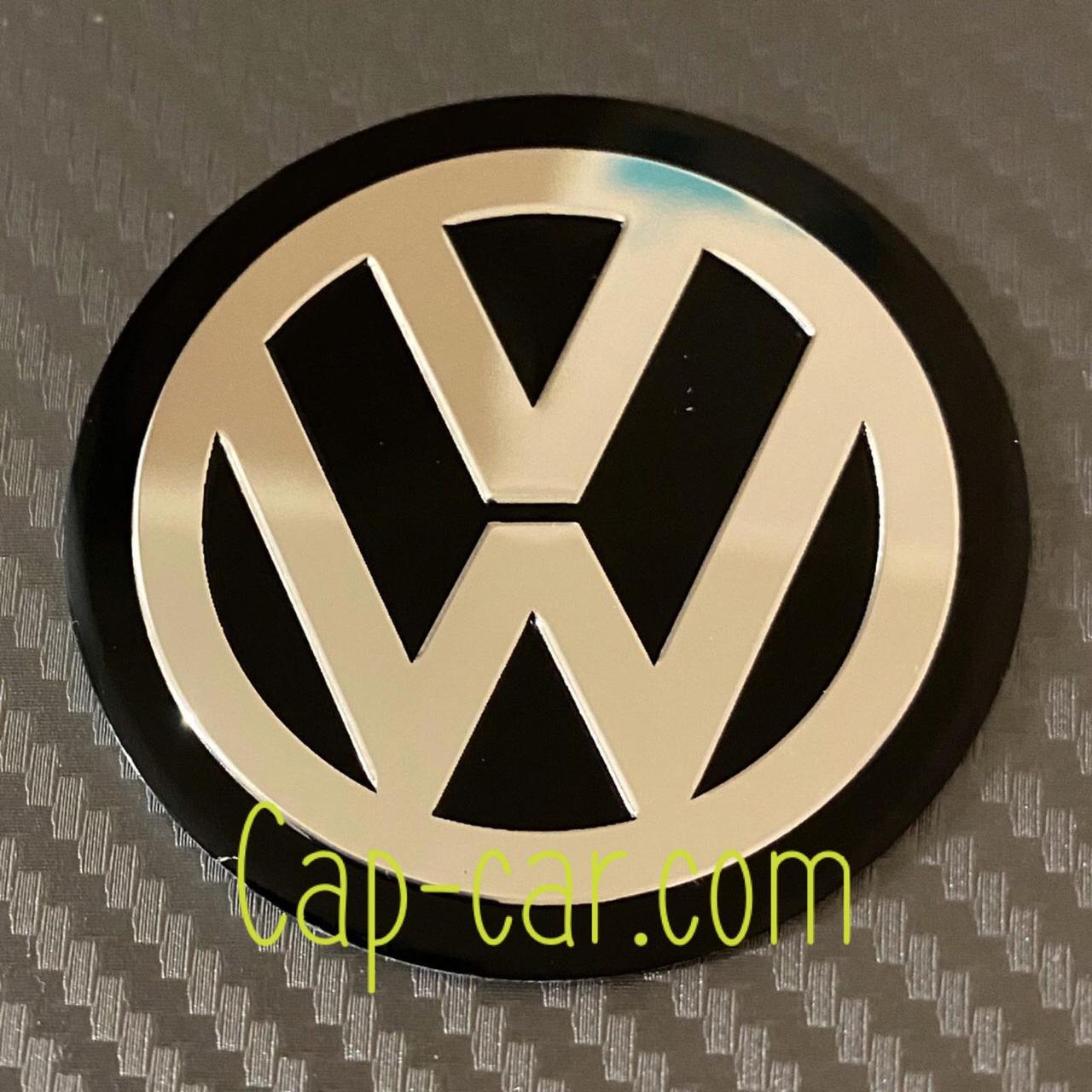 Наклейки для дисків з емблемою Volkswagen. ( Фольксваген ) Ціна вказана за комплект з 4-х штук, фото 1