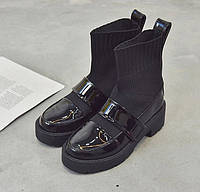 Стильные женские ботинки носки