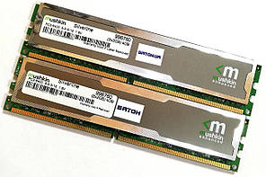 Пара ігрової оперативної пам'яті Mushkin Enhanced DDR2 4Gb (2X2Gb) 800MHz PC2-6400U 2R8 CL5 (996760) Б/В