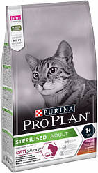 Акція! Корм Purina Pro Plan Sterilized Savory Duo (для стерелізованих котів з качкою та печінкою) 10кг.